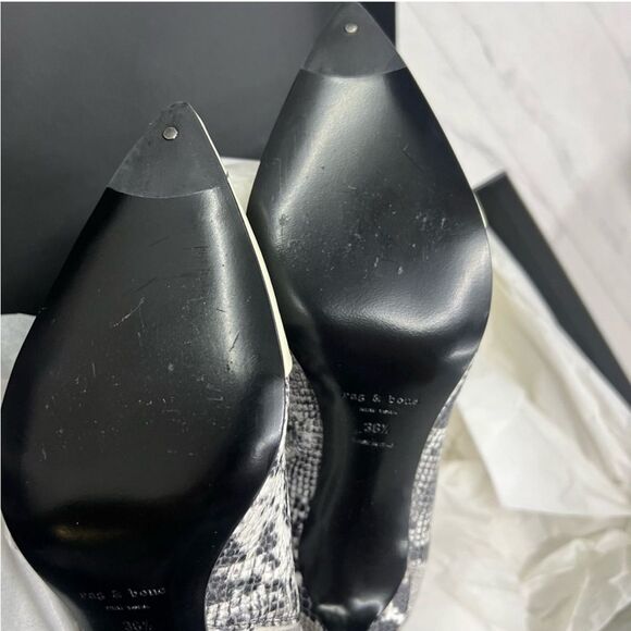 Rag & Bone Beha Boot In Black/White Multi - Picture 6 of 6